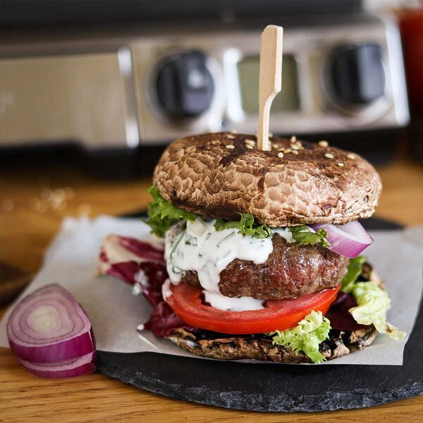 Portobello hamburger
